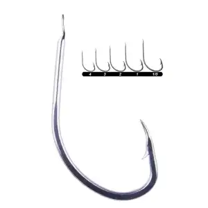 Youvella 407 Kısa Pala Dövme Papağan Galvaniz Olta 10lu Paket 1