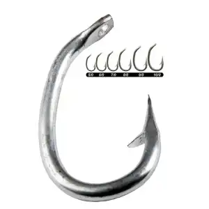 Youvella 77104 Orkinos İğnesi Delikli Düz Galvaniz 1 Adet 8/0