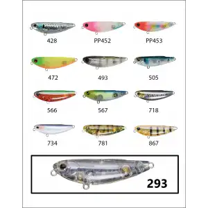 Zipbaits Fakie Dog 50mm WDT Su Üstü 5gr LRF Sahtesi 293