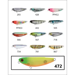 Zipbaits Fakie Dog 50mm WDT Su Üstü 5gr LRF Sahtesi 472