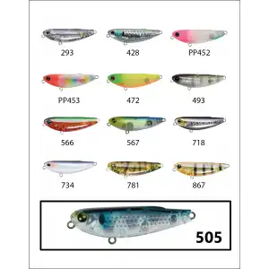 Zipbaits Fakie Dog 50mm WDT Su Üstü 5gr LRF Sahtesi 505