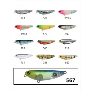 Zipbaits Fakie Dog 50mm WDT Su Üstü 5gr LRF Sahtesi 567