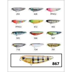 Zipbaits Fakie Dog 50mm WDT Su Üstü 5gr LRF Sahtesi 867