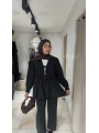 Siyah Modal Kumaş Pantolonlu Takım Modelimiz