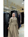 Haki Yazlık Keten Takım Modelimiz