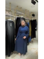 Lacivert Modal Kumaş Etekli Takım Modelimiz
