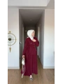 Bordo Uzun Etek Modelimiz