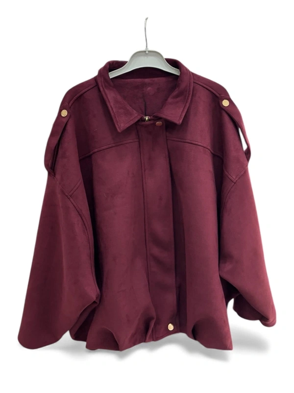 Bordo Şık Kadın Ceket – Yeni Sezon