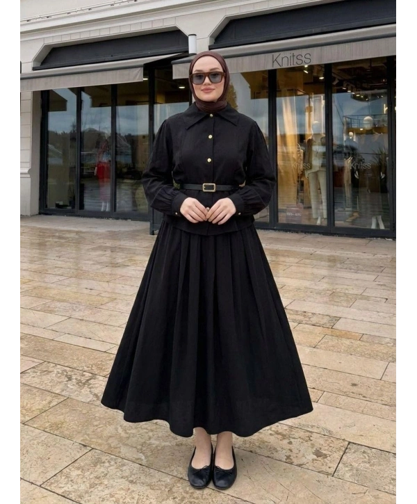 Siyah Modal Kumaş Takım Modelimiz