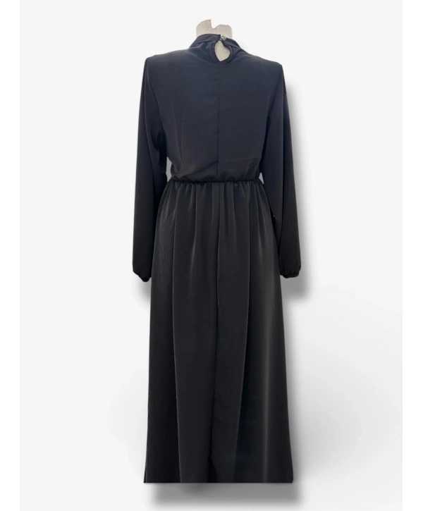 Siyah Modal Kumaş Elbise Modlimiz