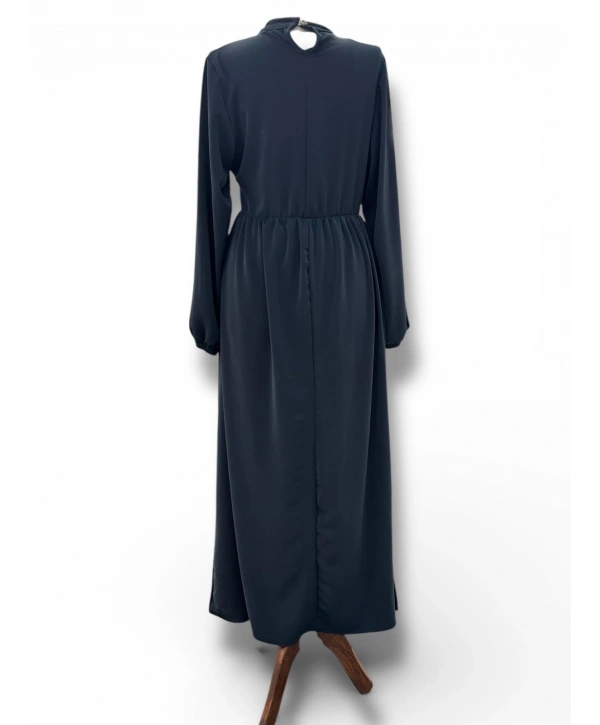 Lacivert Modal Kumaş Elbise Modelimiz