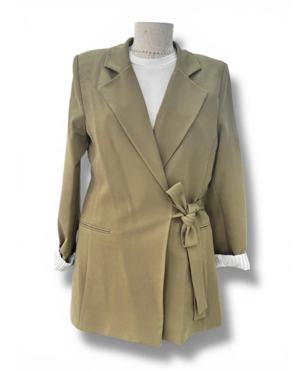 Yeni Sezon Haki Blazer Ceket Modelimiz