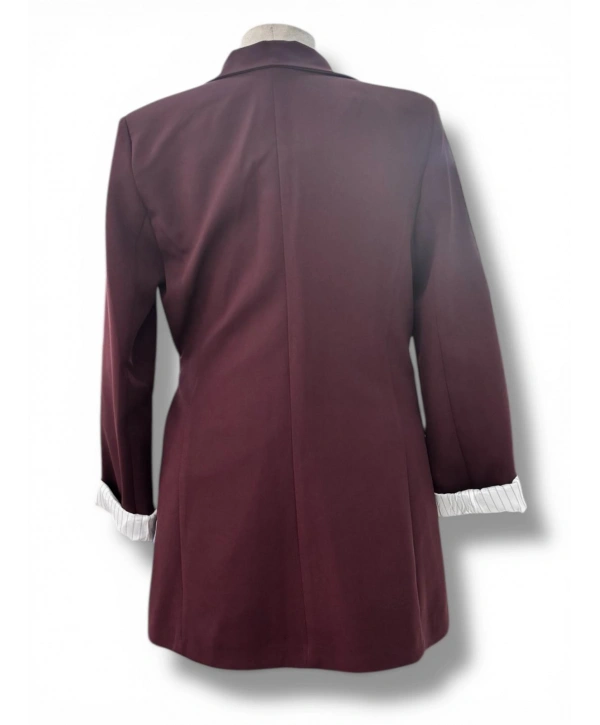 Yeni Sezon Mürdüm Blazer Ceket Modelimiz