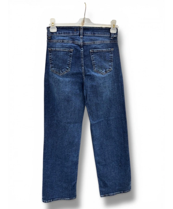 Koyu Mavi Likralı Kot Etek Modelimiz