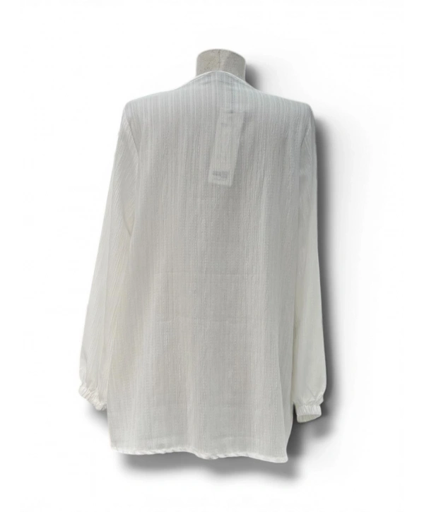 Beyaz Kimono Yazlık Yeni Trend Gömlek Modelimiz
