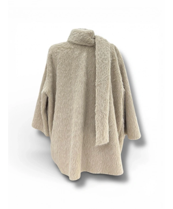 Bej Atkılı Kışlık Kadın Ceket – Yeni Sezon