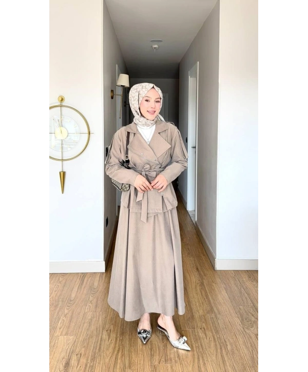 Bej Uzun Etekli Modelimiz