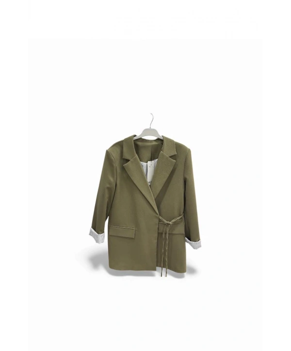 Haki Blazer Ceket Modelimiz