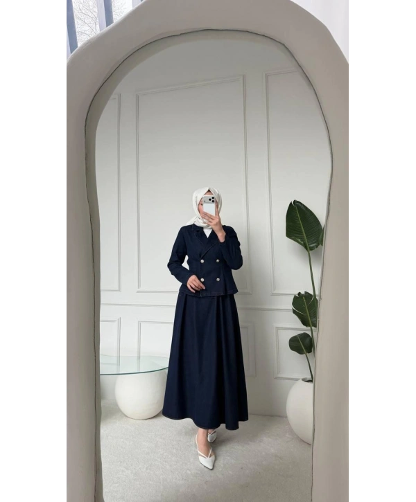 Lacivert Kot Etekli Takım Modelimiz