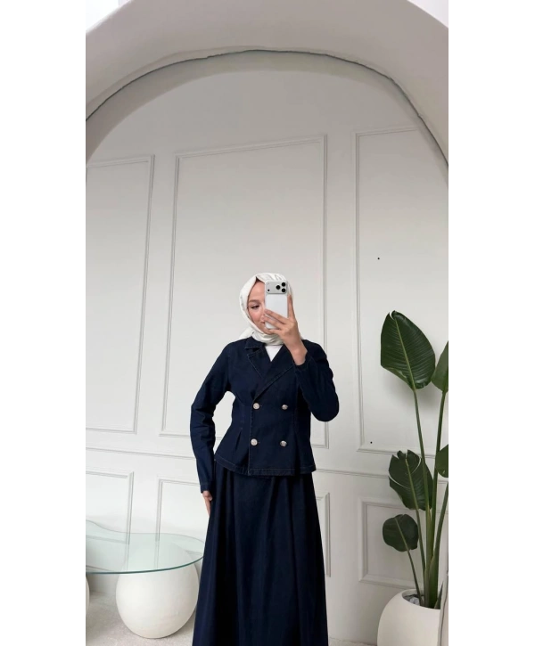 Lacivert Kot Etekli Takım Modelimiz