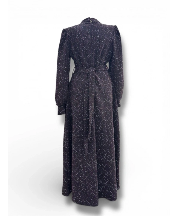 Mor Taşlı Abiye Modelimiz