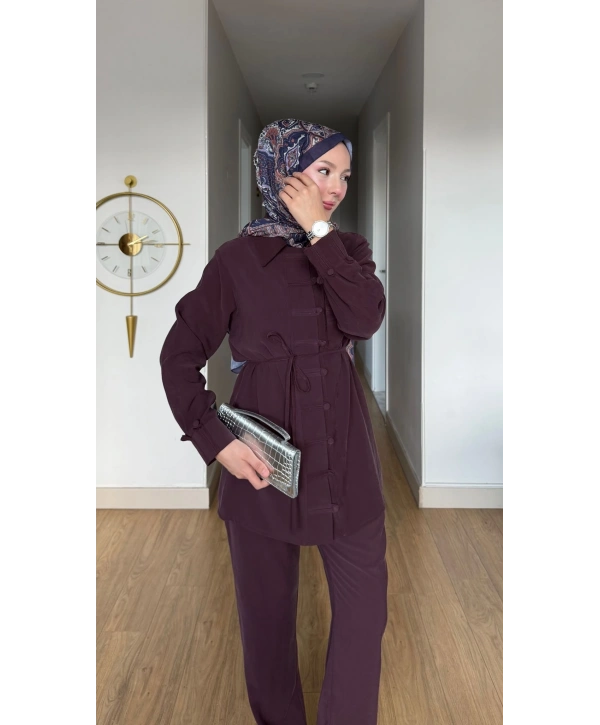 Mürdüm Pantolonlu Takım Modelimiz