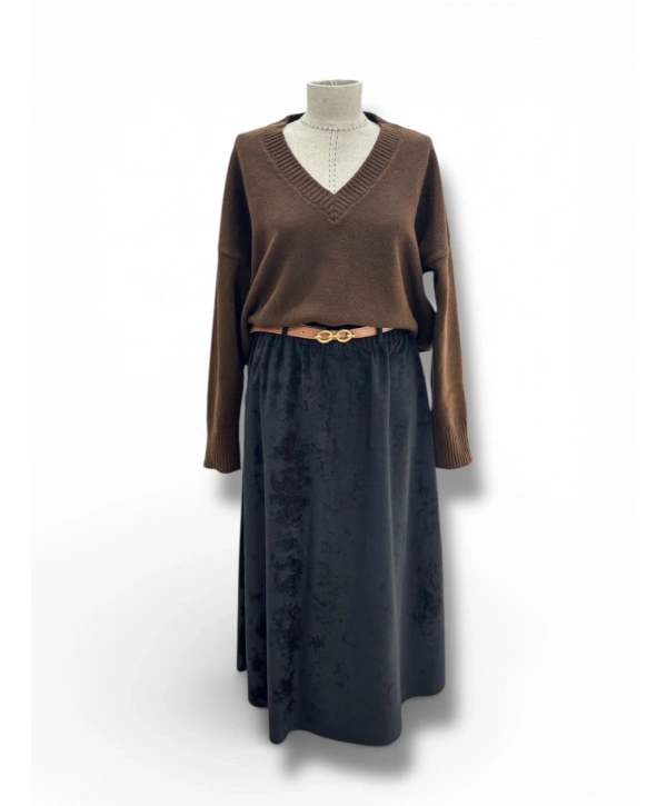 Siyah Kadife Kumaş Modelimiz