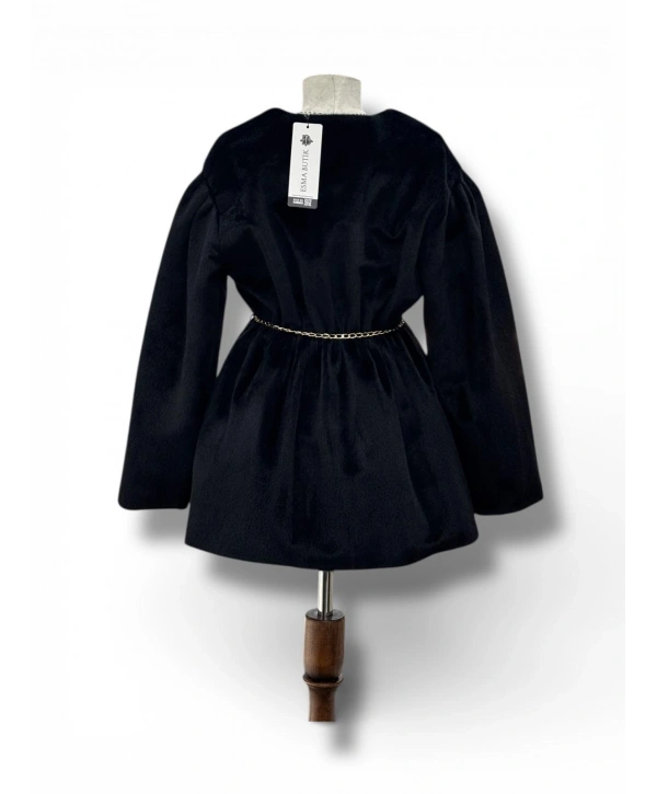 Siyah Kemerli Kışlık Kadın Ceket – Yeni Sezon