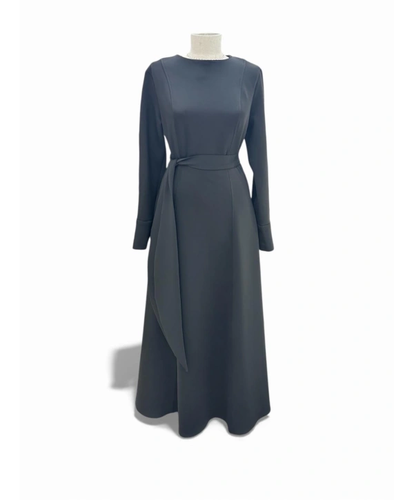 Siyah Skuba Elbise Modelimiz