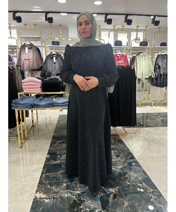 Yeşil Taşlı Abiye Modelimiz