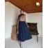Lacivert Torino Kumaş Etek Modelimiz