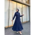 Lacivert Yeni Modal Kumaş Elbise Modelimiz