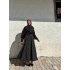 Siyah Poli Viskon Kumaş Puantiyeli Etek Modelimiz