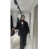 Siyah Modal Kumaş Pantolonlu Takım Modelimiz