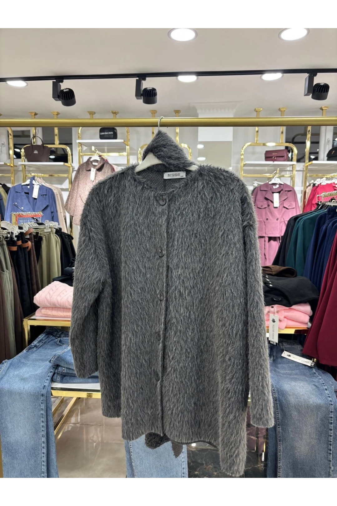 Gri Atkılı Kışlık Modelimiz