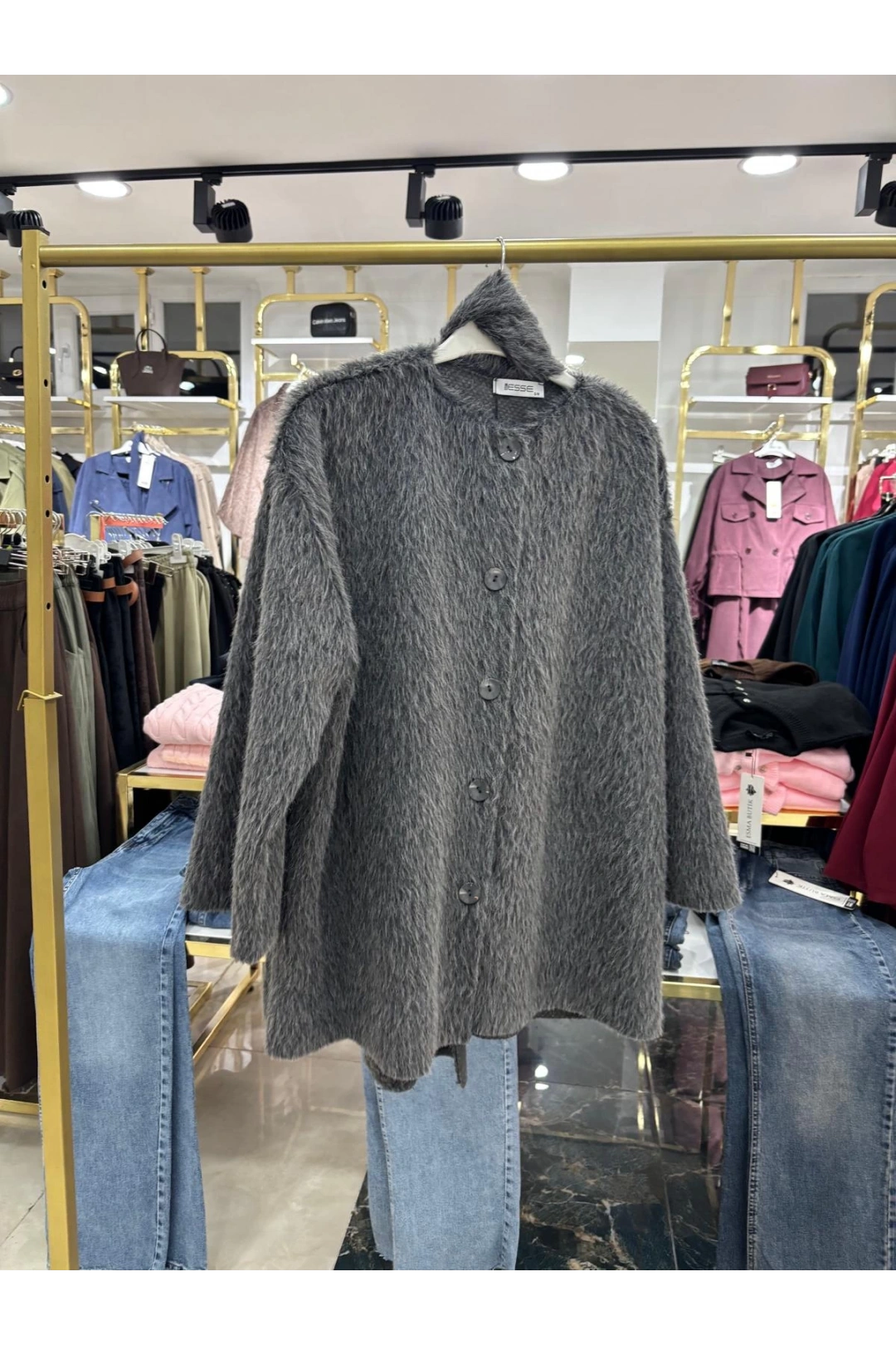 Gri Atkılı Kışlık Modelimiz