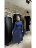 Lacivert Modal Kumaş Etekli Takım Modelimiz