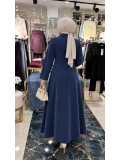 Lacivert Abaya görünümlü Elbise Modelimiz