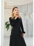 Siyah Oysho Kumaş Elbise Modelimiz