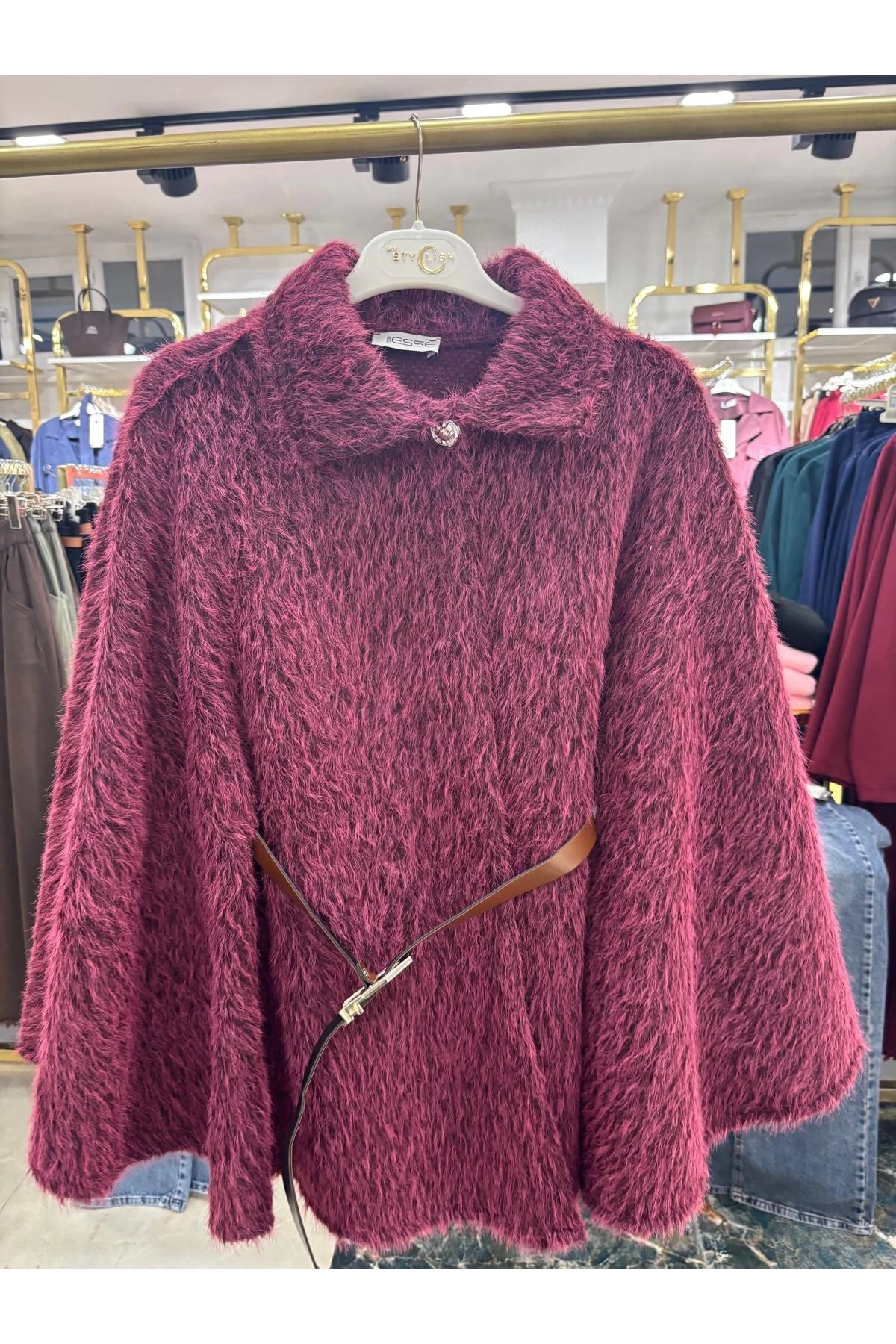 Mürdüm Kemerli Kürk Panço Modelimiz