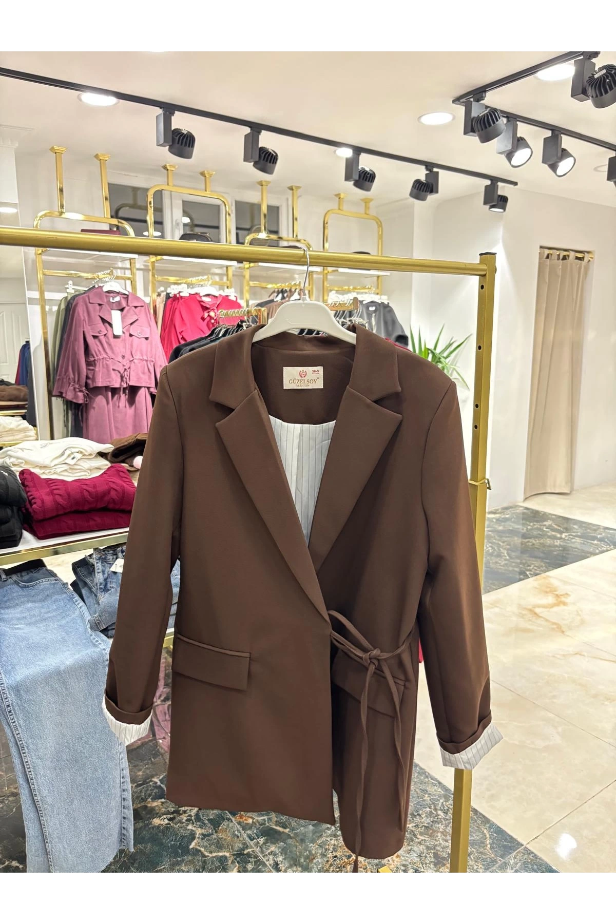 Acı Kahve Blazer Ceket Modelimiz