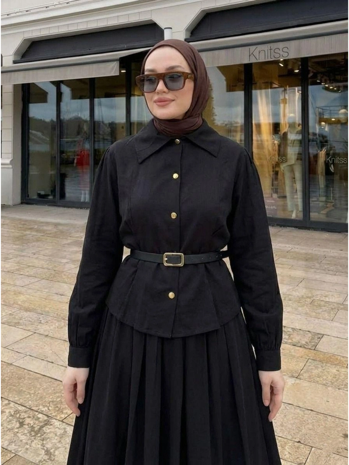 Siyah Modal Kumaş Takım Modelimiz