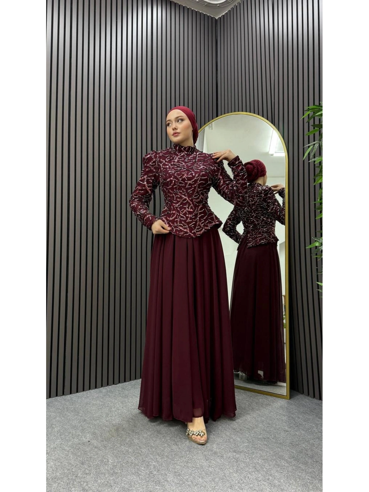 Siyah Estella Abiye Modelimiz