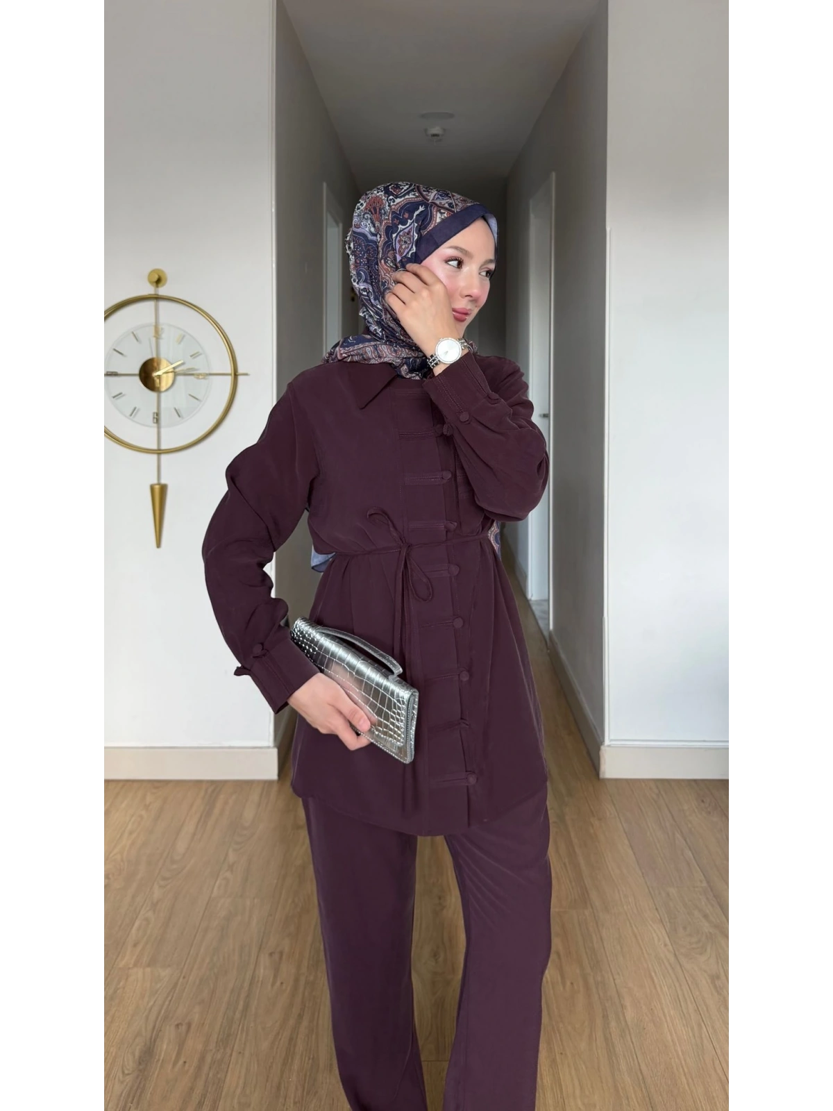 Mürdüm Pantolonlu Takım Modelimiz