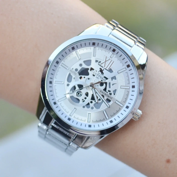 Silver Metal Kordon Erkek Saati 3727