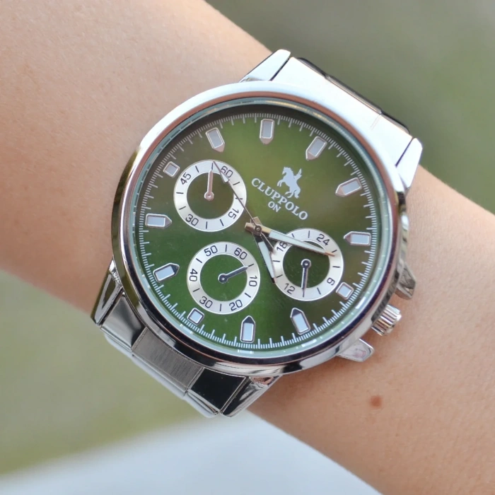 Silver Metal Kordon Erkek Saati 3744