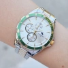 Silver Gold Metal Kordon Erkek Saati 3502