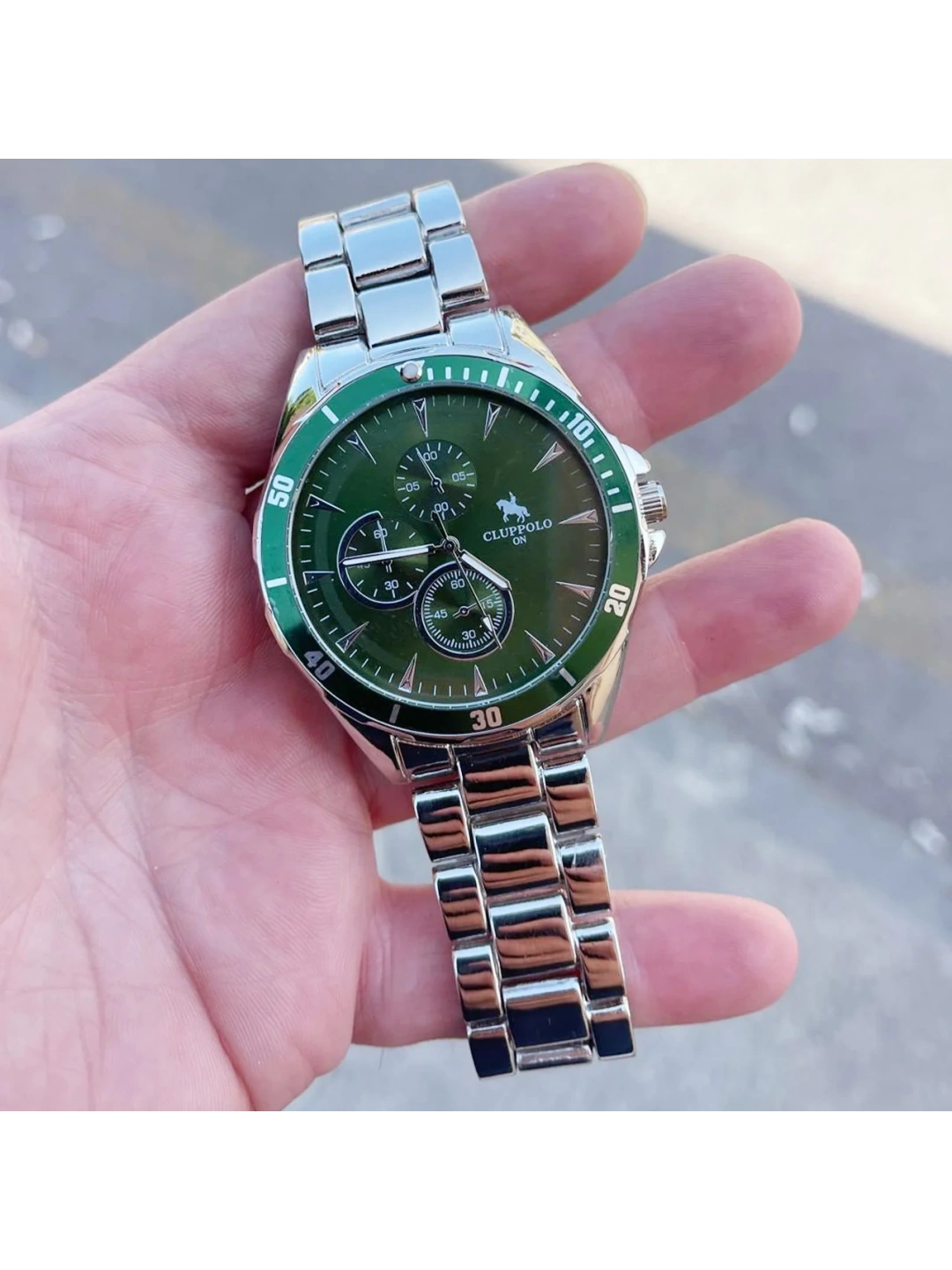 Silver Metal Kordon Erkek Saati 3507