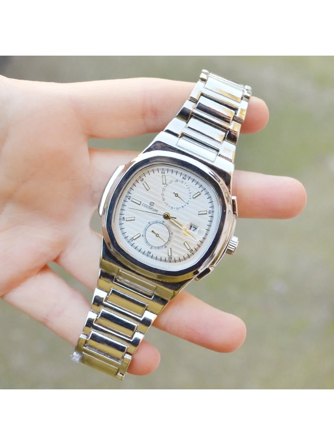Silver Metal Kordon Erkek Saati 3718