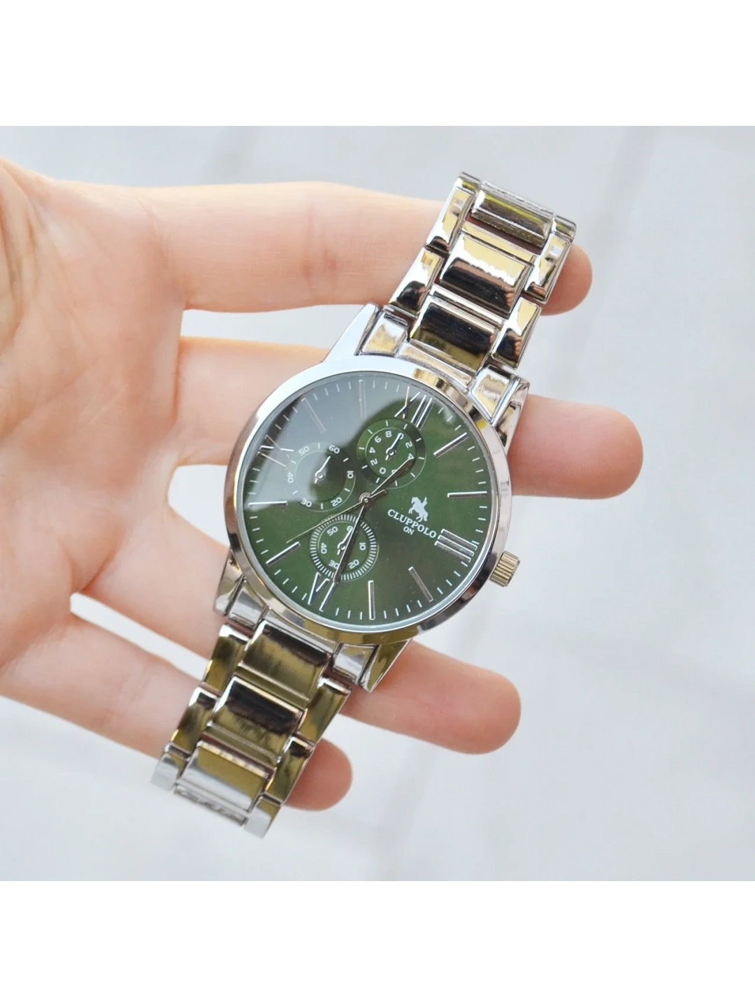 Silver Metal Kordon Erkek Saati 3729
